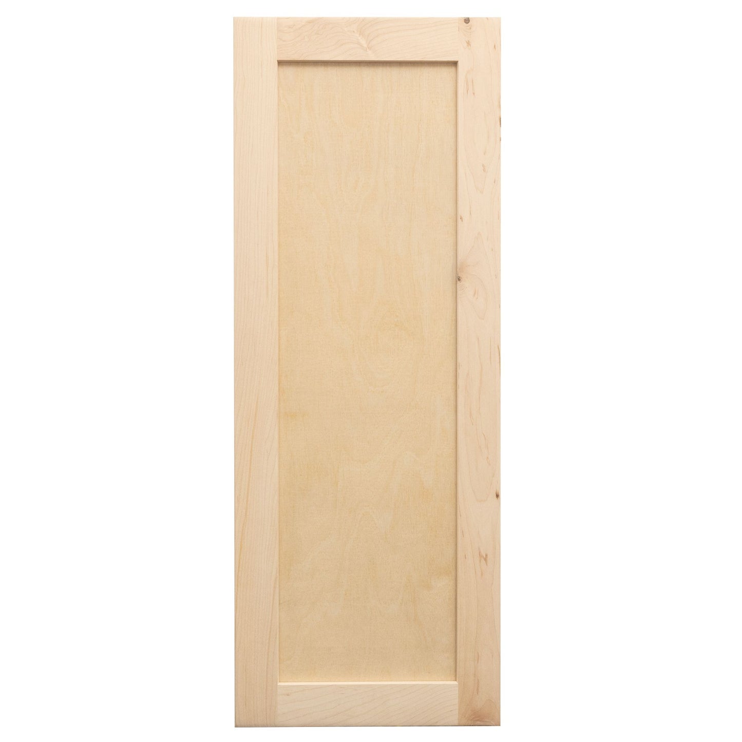 Cabinet Door Replacement for 30" Wall Raw Maple