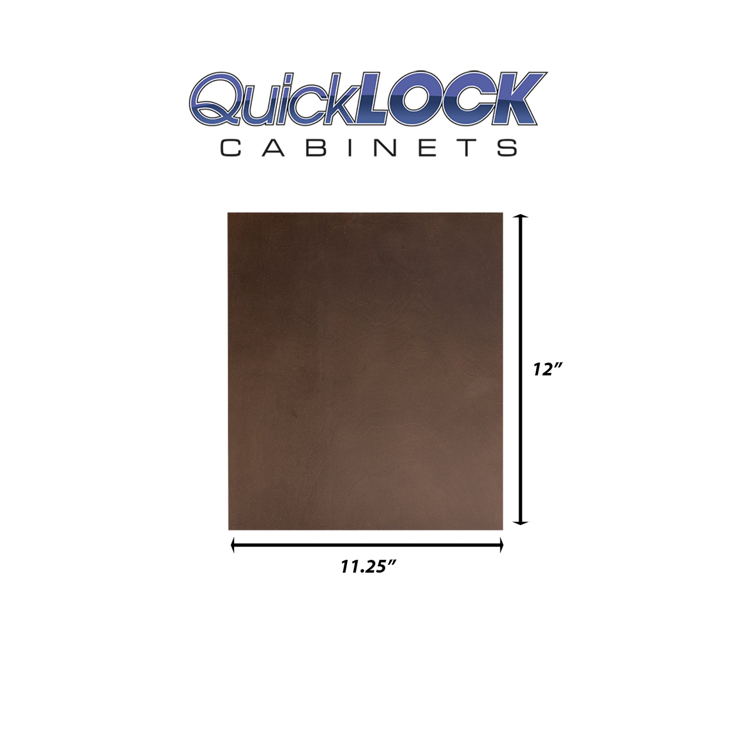 Quicklock RTA (Ready-to-Assemble) Espresso Stain .25"X11.25"X12" End Panel