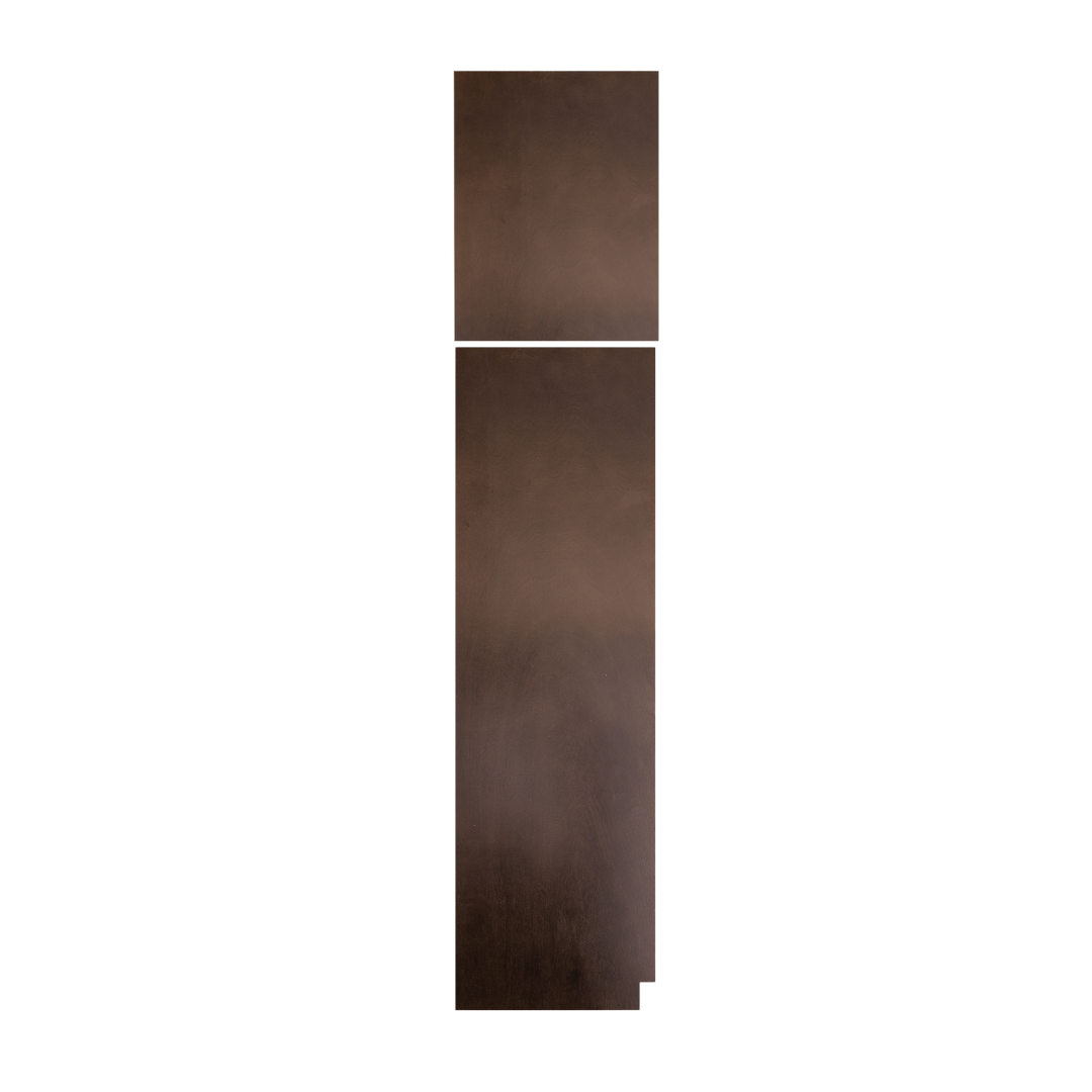 Quicklock Espresso Stain Right and Left Pantry End Panel
