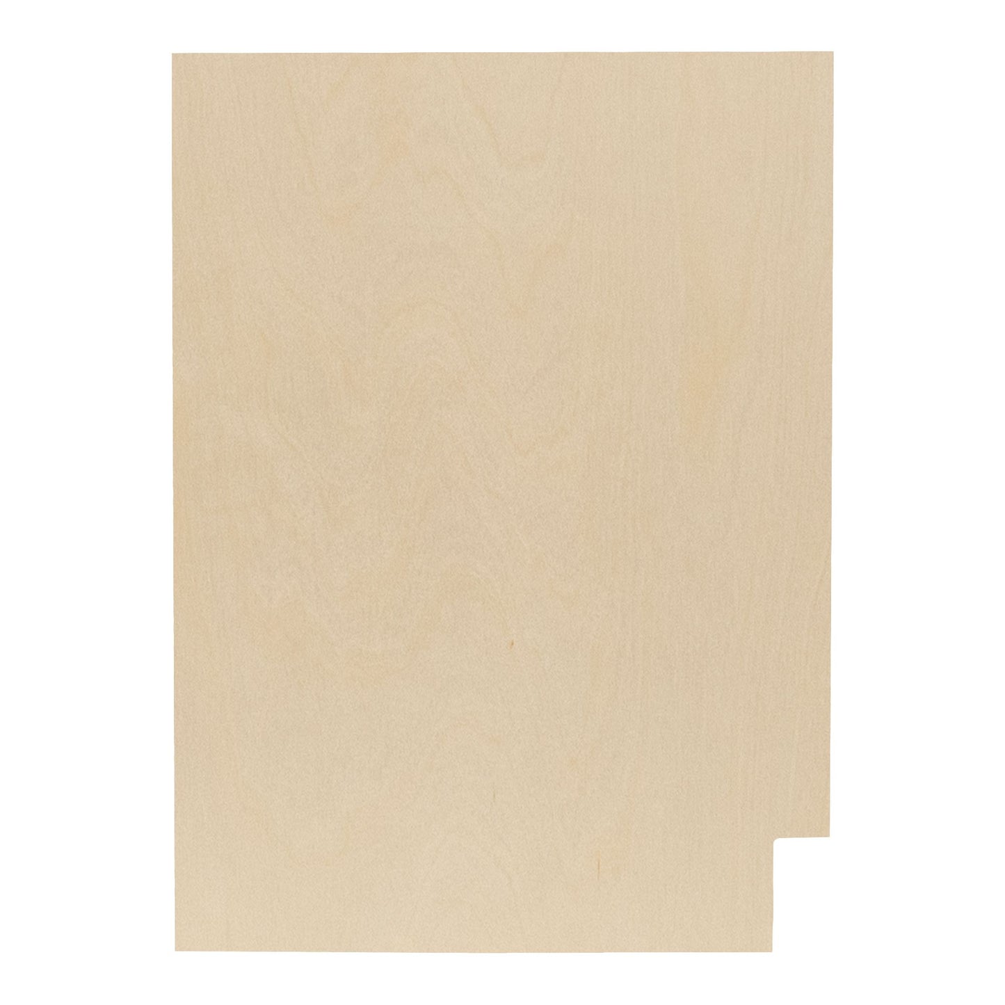 Left and Right Base Cabinet End Panel Raw Maple
