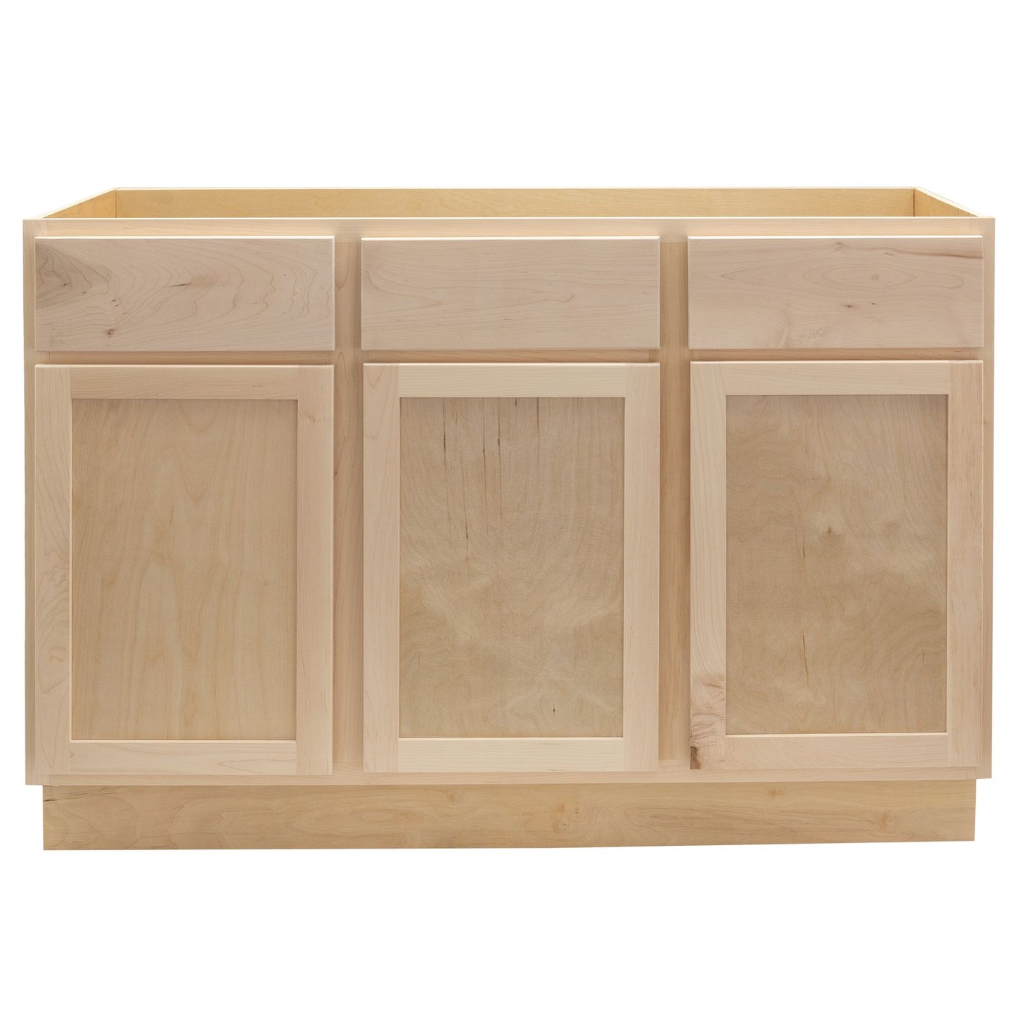 48" Bathroom Vanity | Raw Maple
