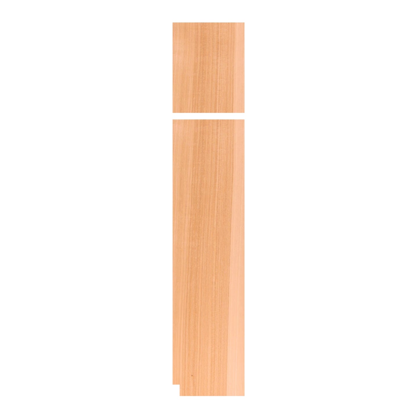 Quicklock Raw Cherry Left and Right Pantry End Panel