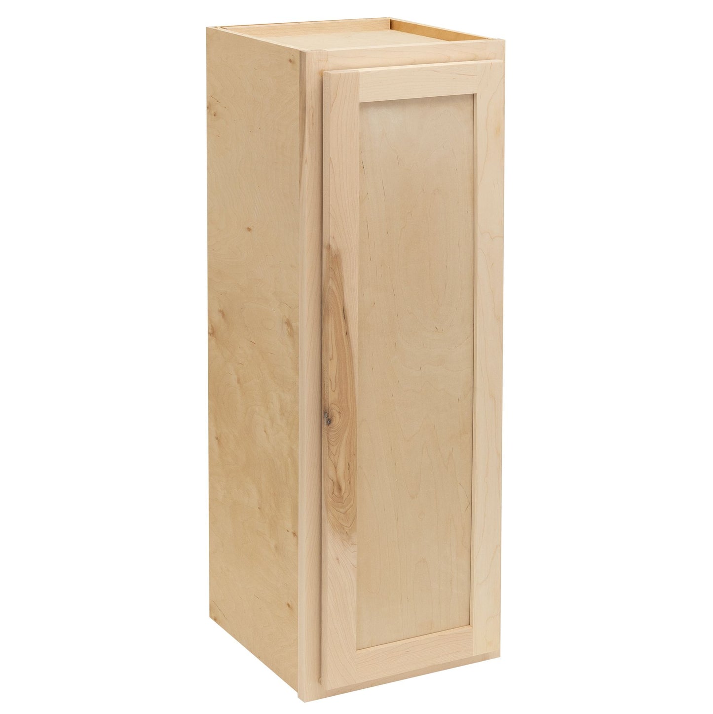 12" - 24" Wall Kitchen Cabinet Raw Maple
