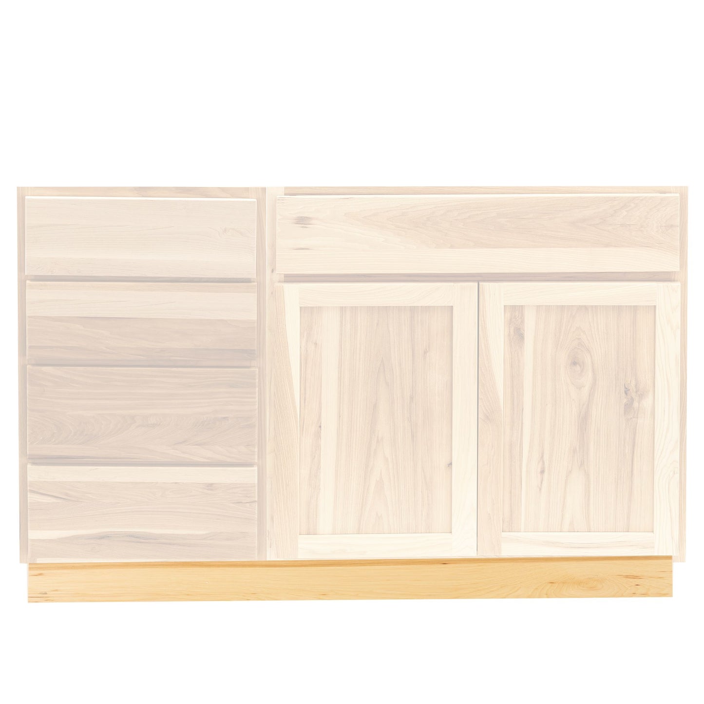 Quicklock Rustic Hickory Toe Kick