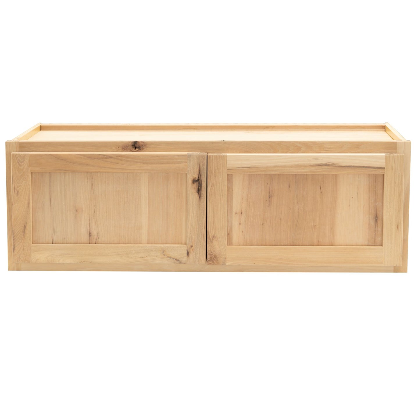 Quicklock Raw Hickory Refrigerator Wall Cabinet