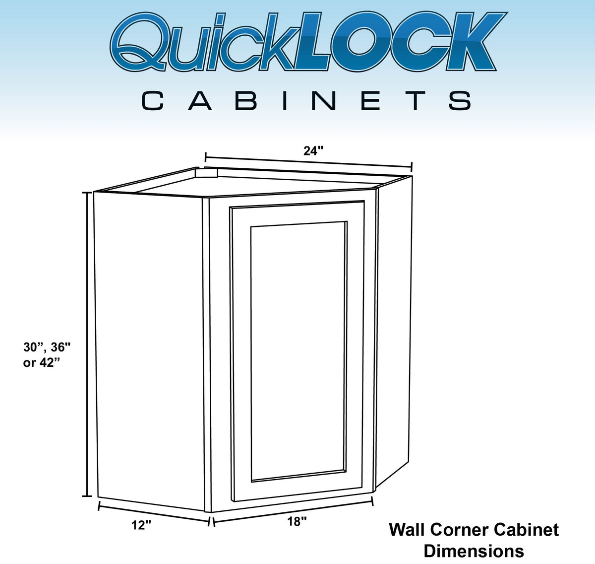 Corner Wall Kitchen Cabinet Raw Maple