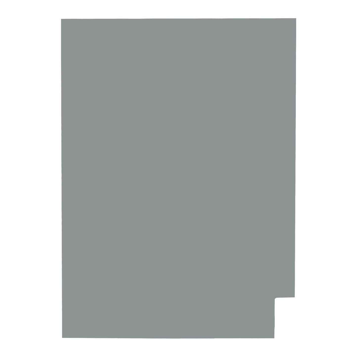 Left and Right Base Cabinet End Panel Magnetic Gray