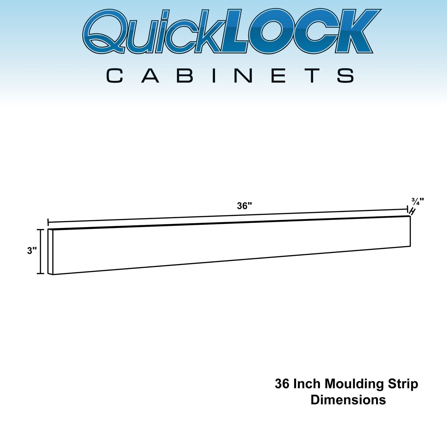 Cabinet Moulding Strip Raw Maple