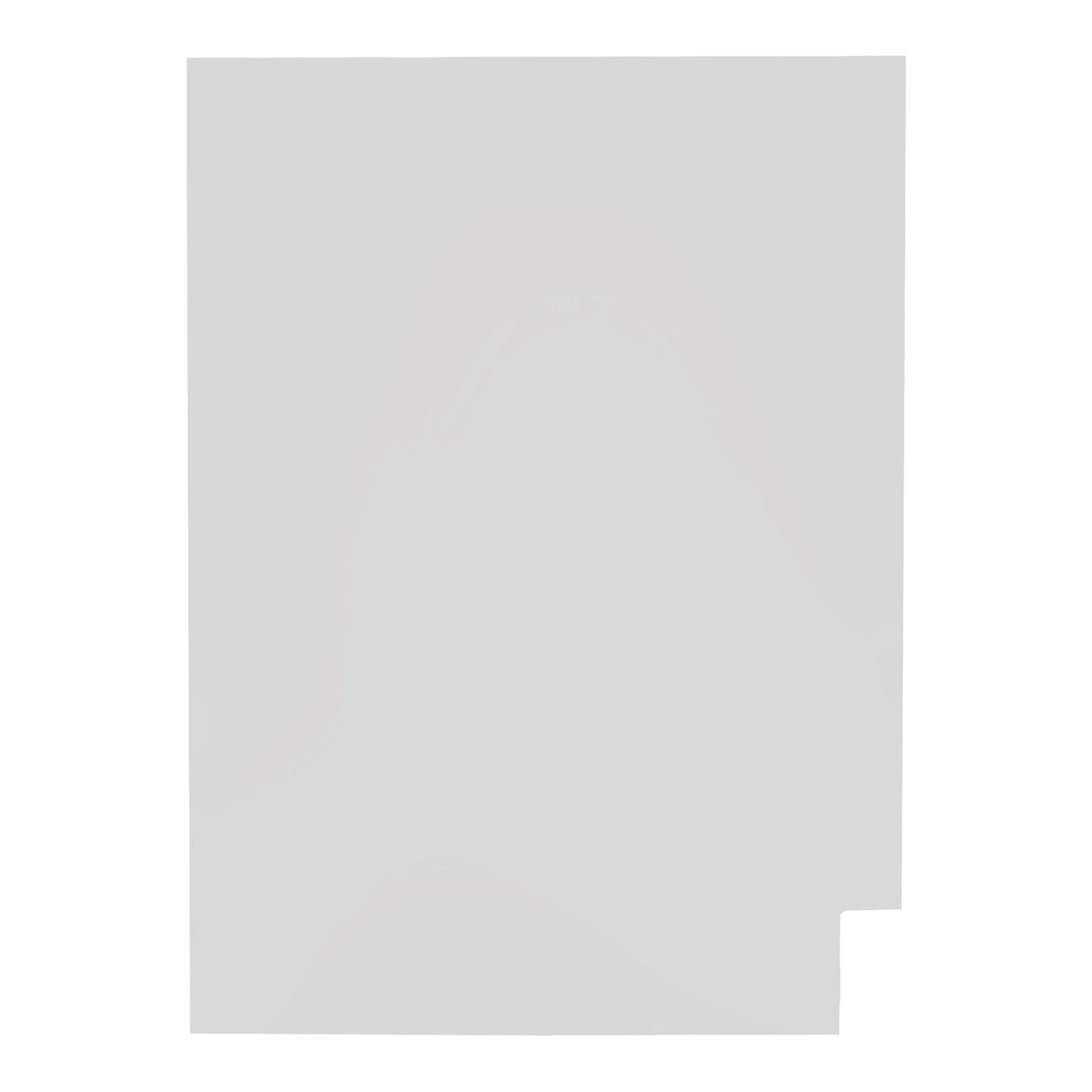 Left and Right Base Cabinet End Panel Pure White