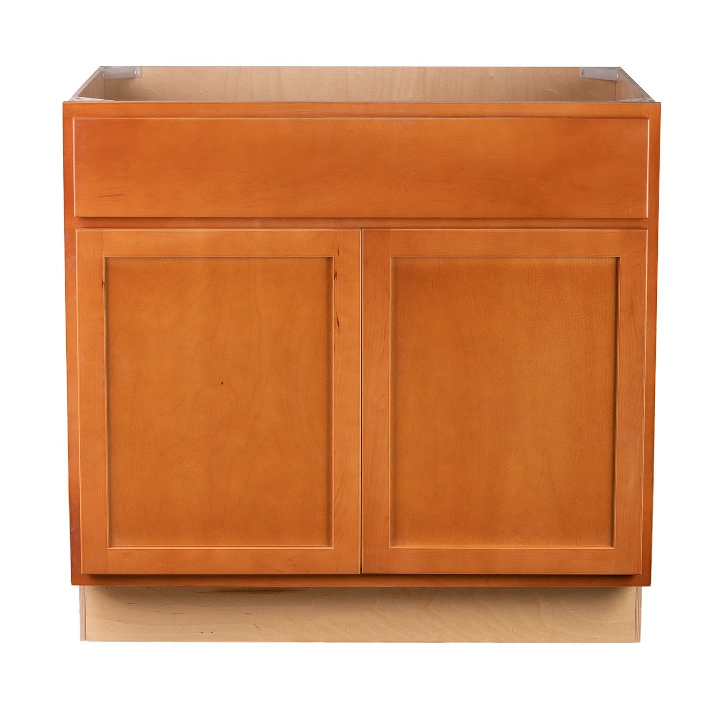 Quicklock Provincial Stain Base Cabinet - Double Door