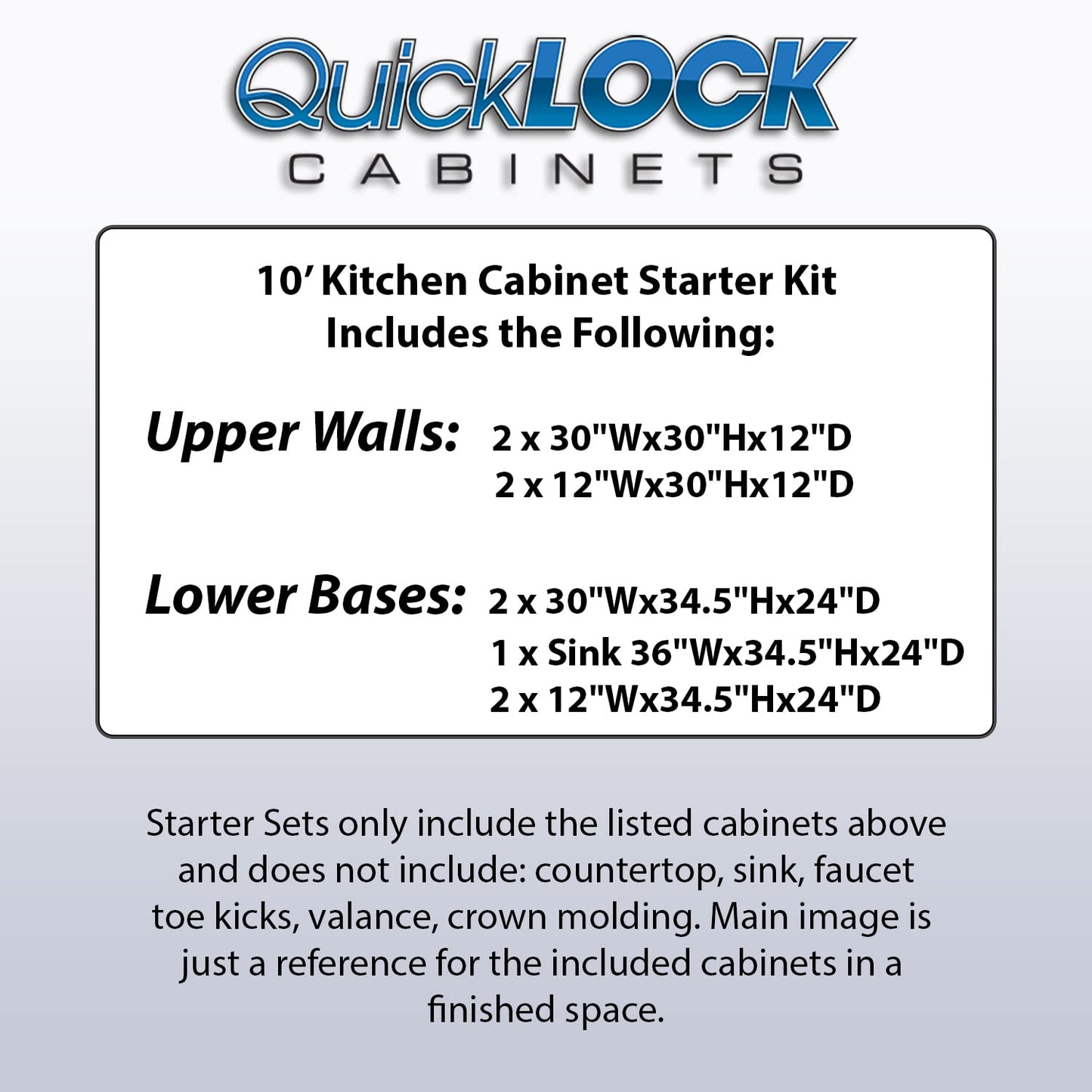 Kitchen Cabinet Set Provincial Stain - Large