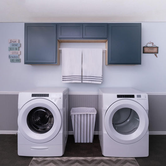 Laundry Room 3 Cabinet Set Needlepoint Navy