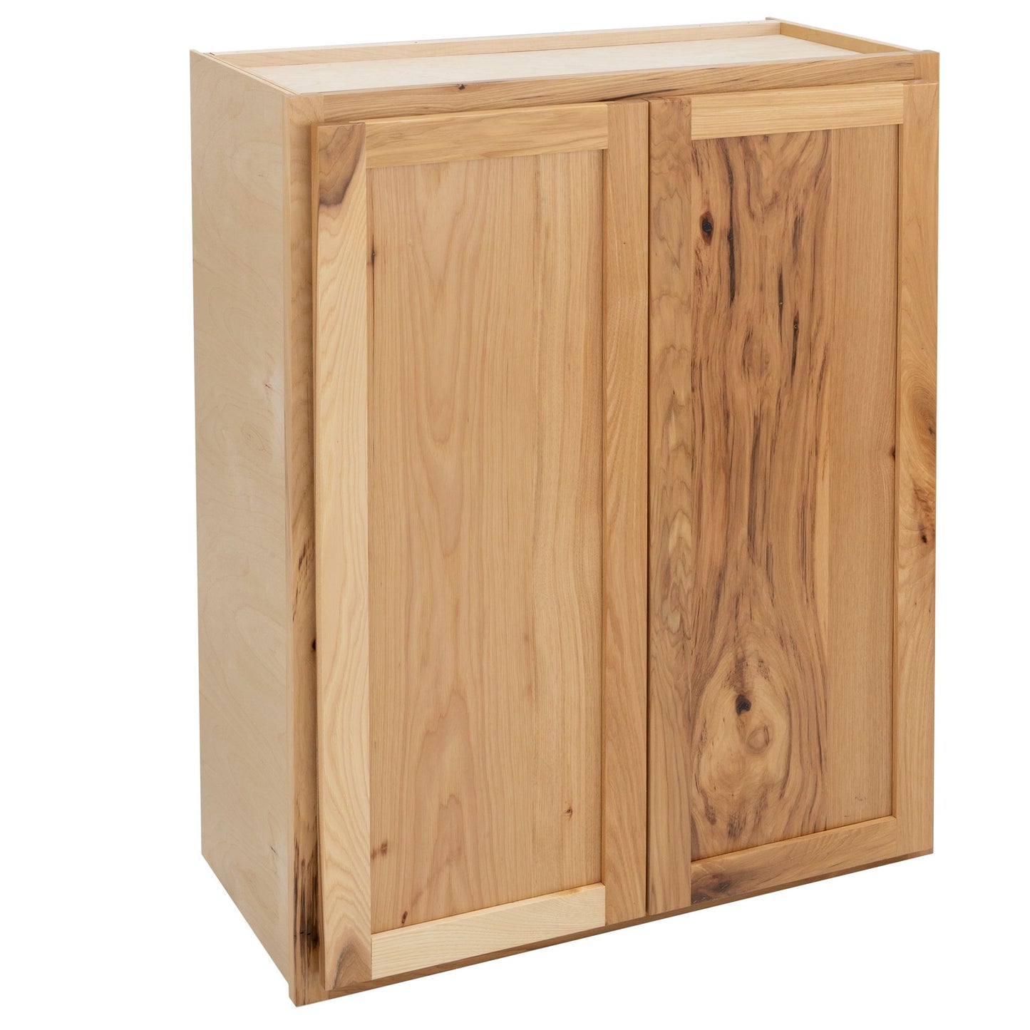 30" - 42" Wall Kitchen Cabinet Rustic Hickory