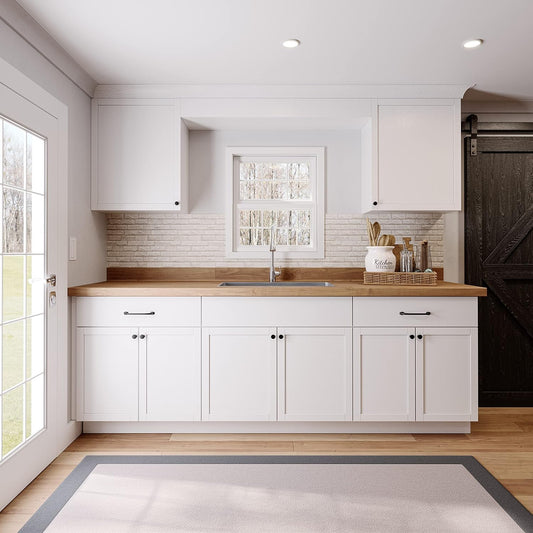 Kitchen Cabinet Set Pure White