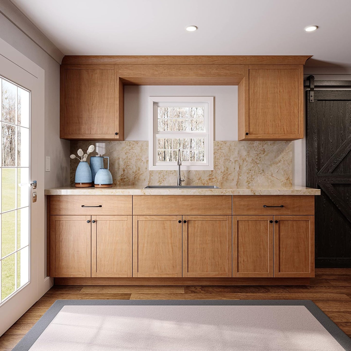 Kitchen Cabinet Set Provincial Stain