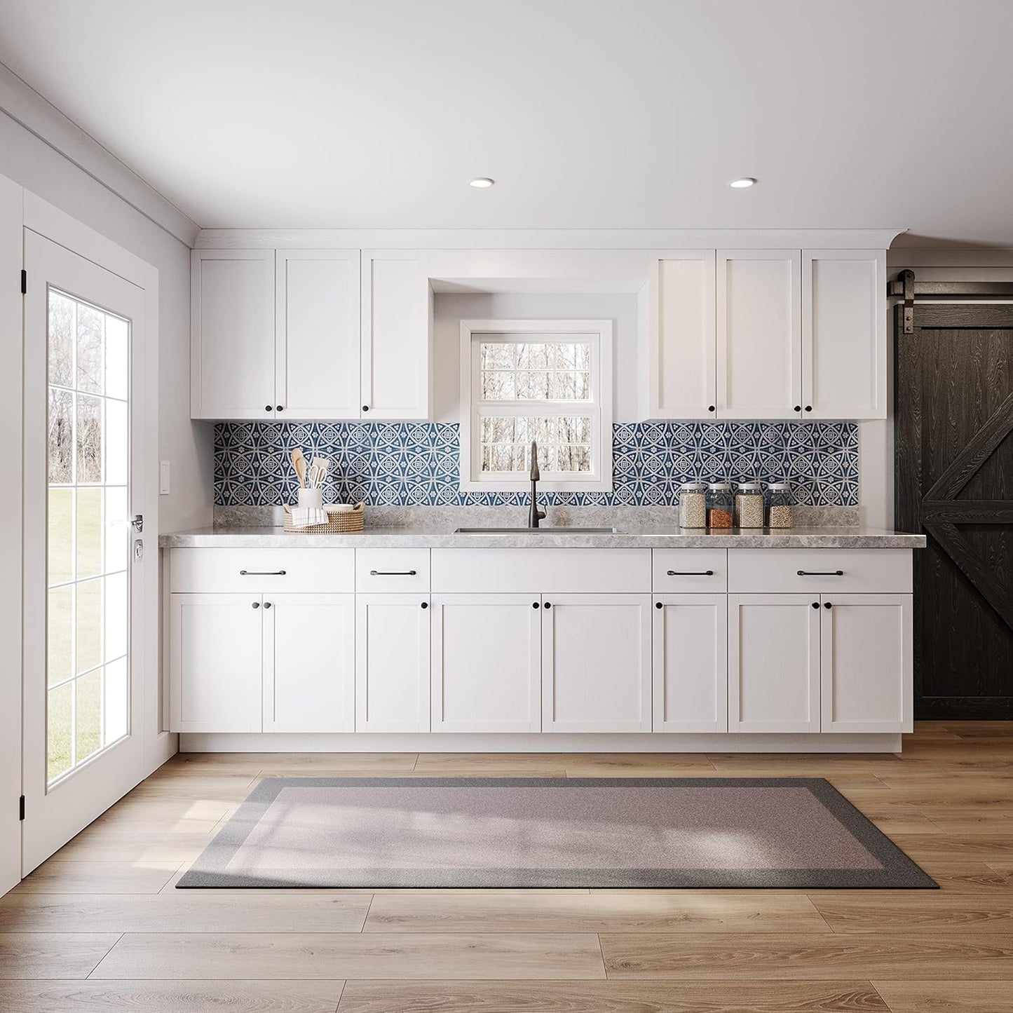 Pure White Kitchen Cabinet Set - Large