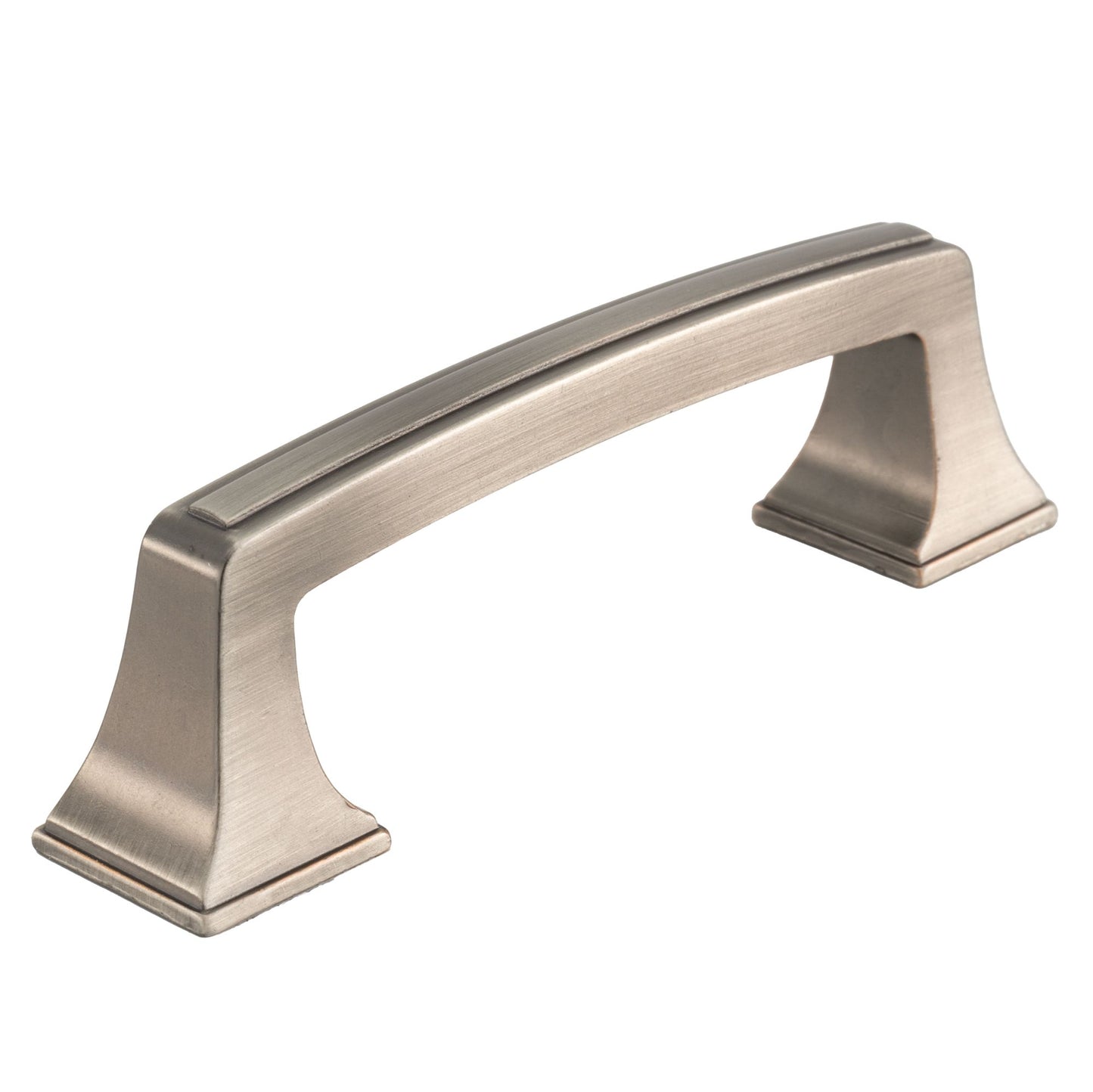 Drawer Pull & Cabinet Handle 3" Antique Silver