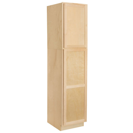 Pantry Kitchen Cabinet Raw Maple