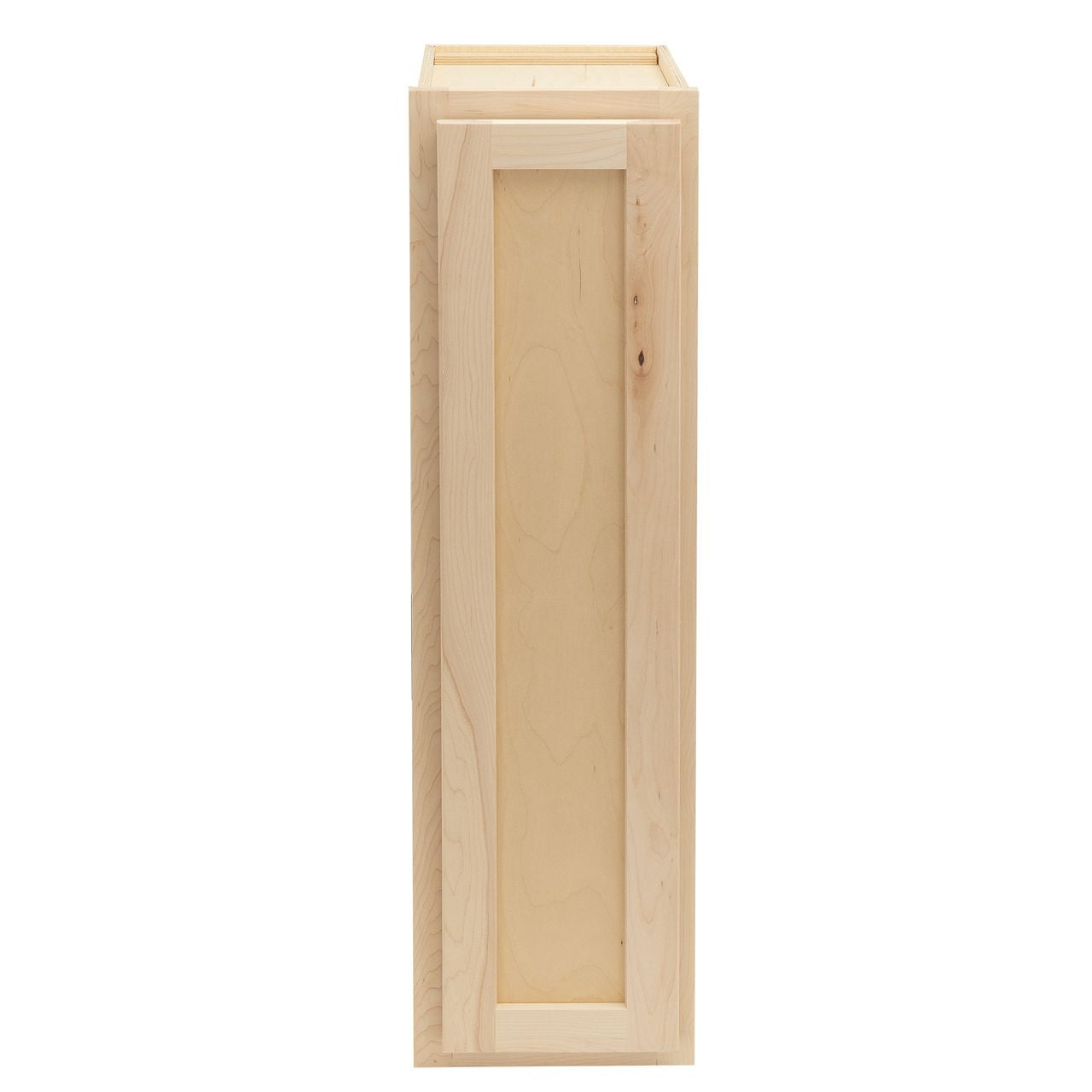 9" Wall Kitchen Cabinet Raw Maple