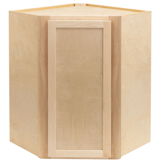 Corner Wall Kitchen Cabinet Raw Maple