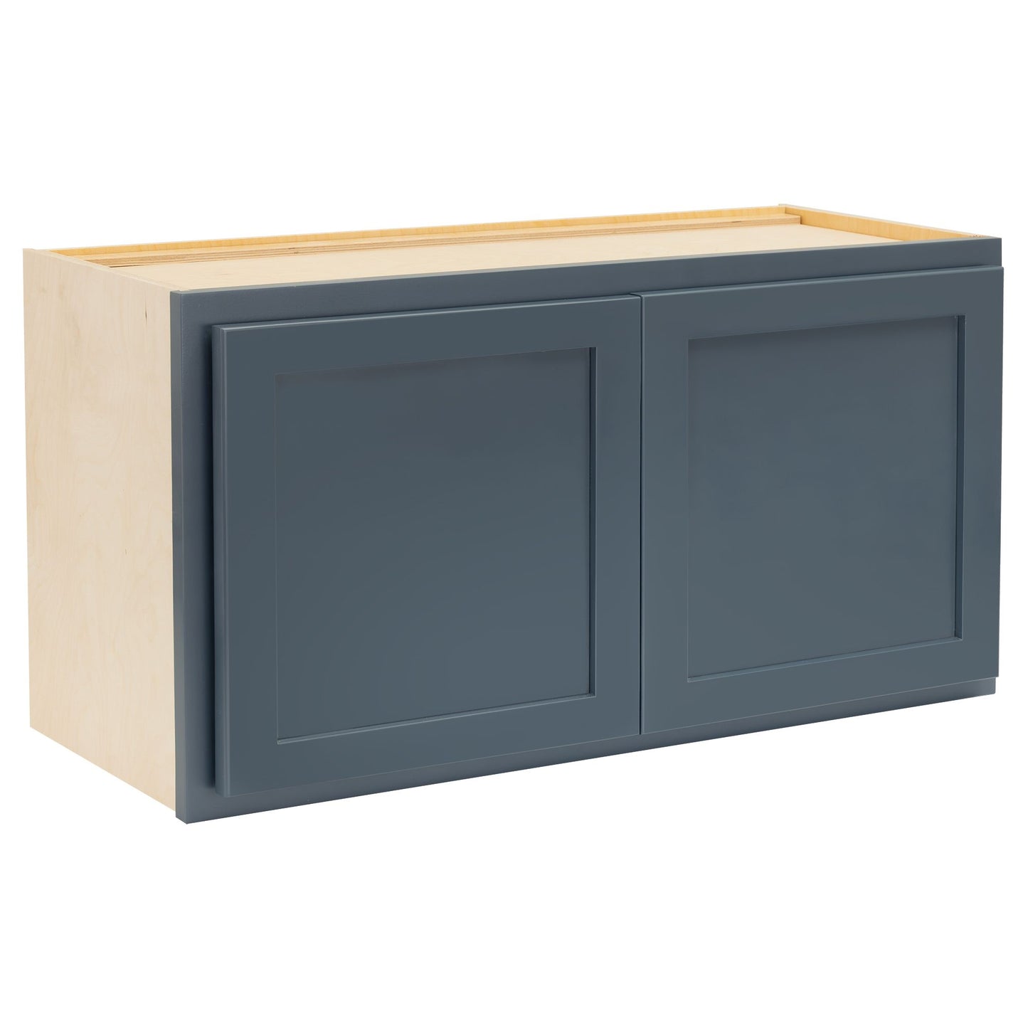 Quicklock Needlepoint Navy Microwave Wall Cabinet