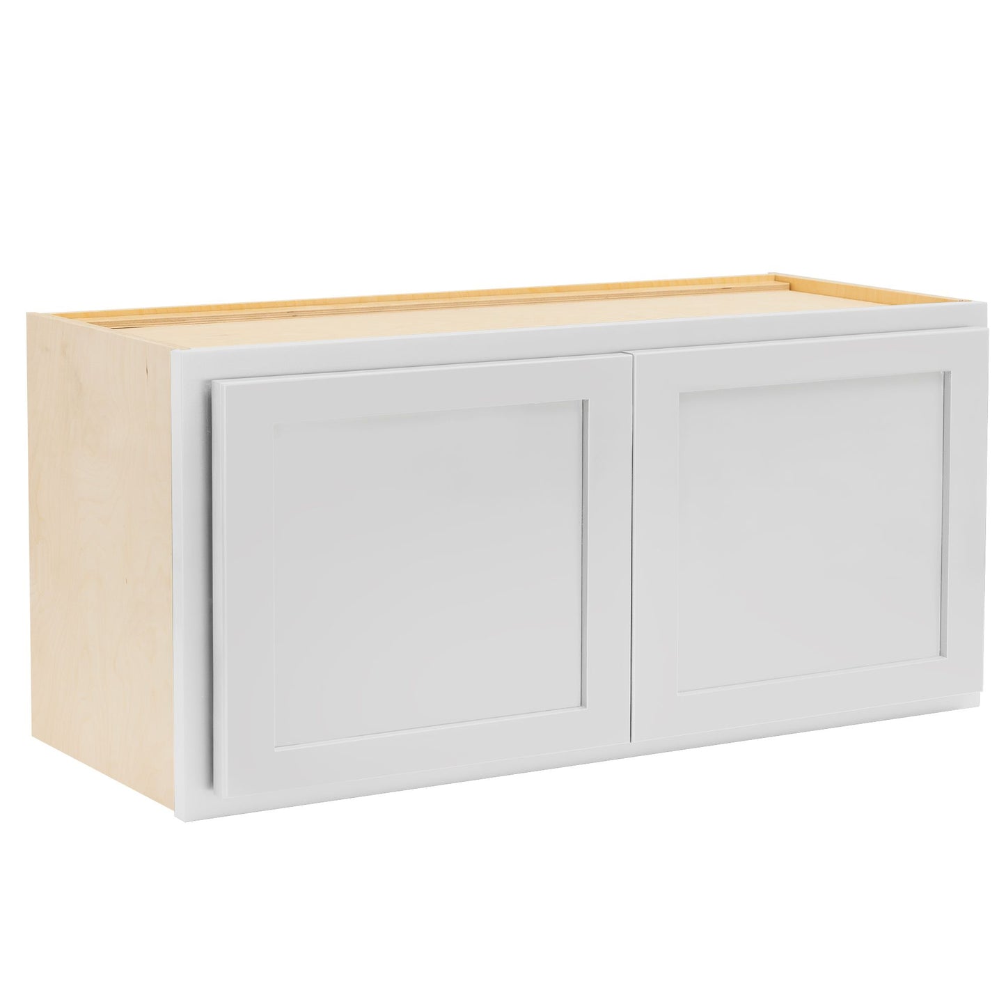 Refrigerator Wall Kitchen Cabinet Pure White