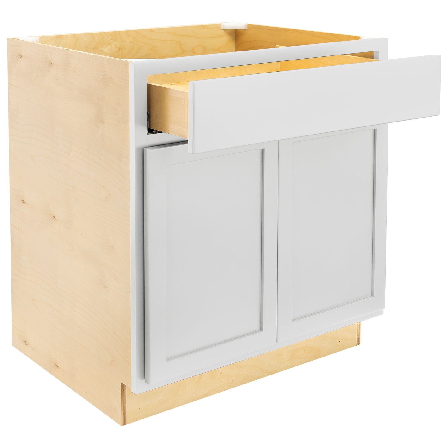 Pure White Kitchen Cabinet Set