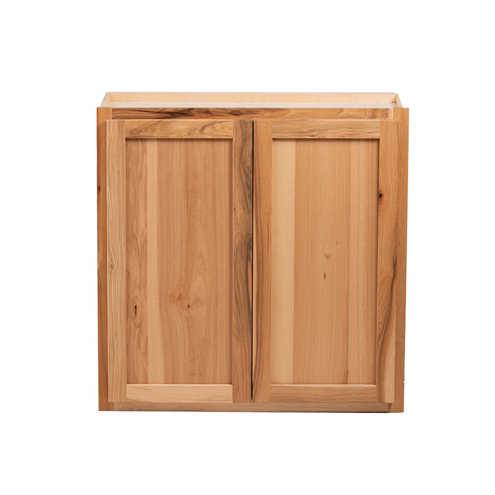 Quicklock RTA (Ready-to-Assemble) Rustic Hickory 27"Wx30"Hx12"D Wall Cabinet