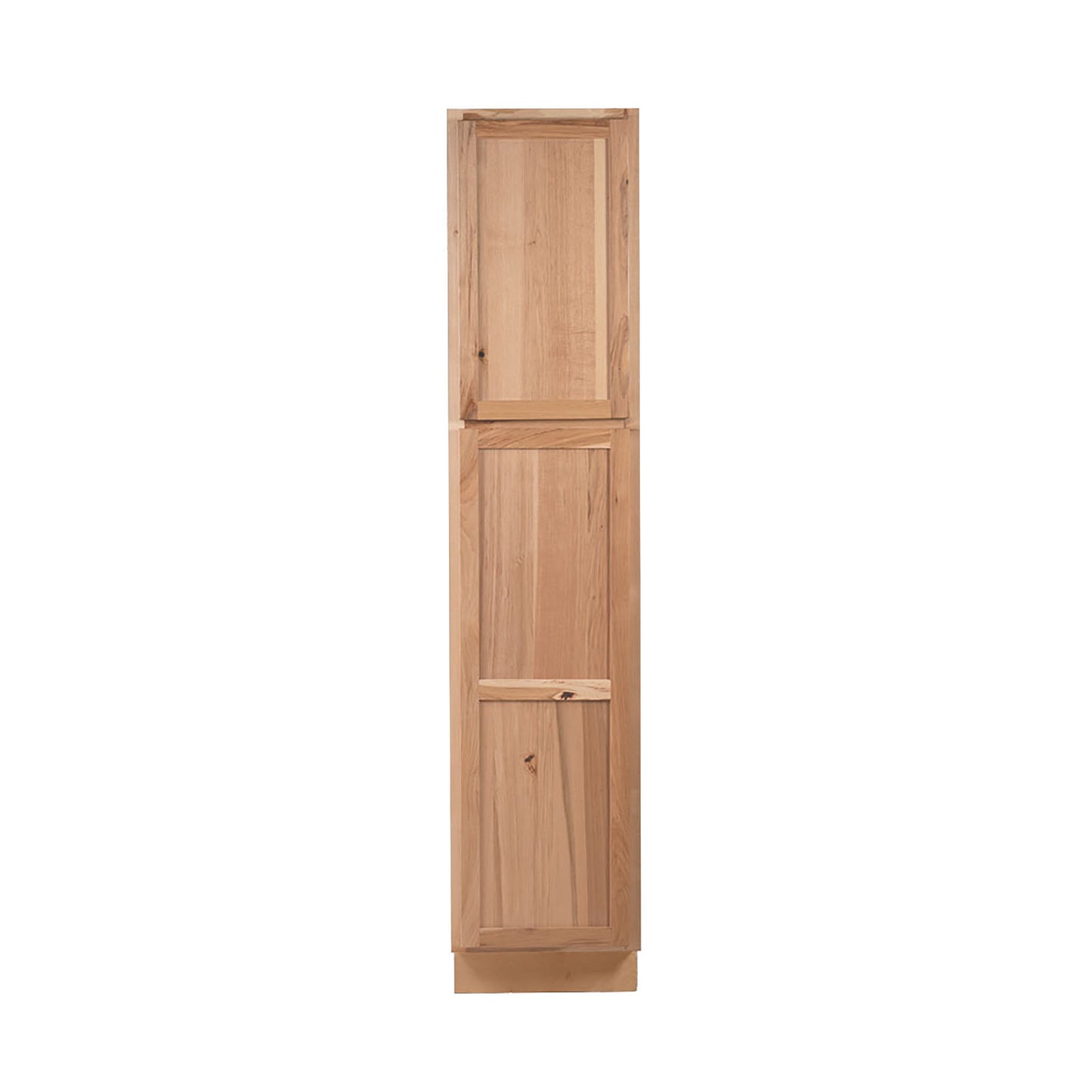 Quicklock RTA (Ready-to-Assemble) Raw Hickory Pantry Cabinet 18"Wx84"Hx24"D