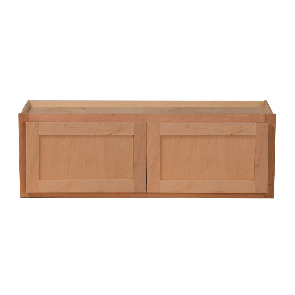 Quicklock RTA (Ready-to-Assemble) Raw Cherry 36"Wx12"Hx12"D Refrigerator Wall Cabinet