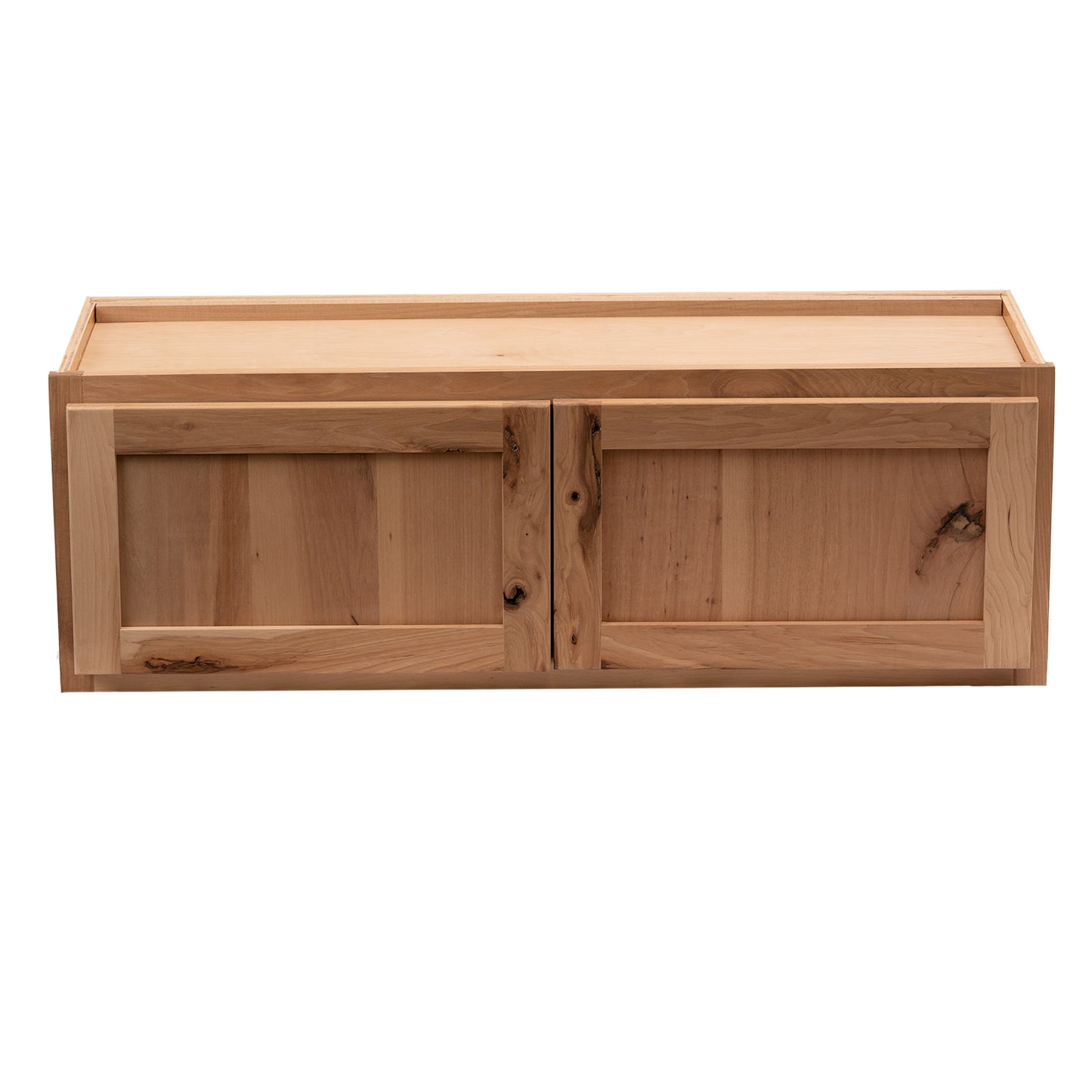 Quicklock RTA (Ready-to-Assemble) Raw Hickory 30"Wx12"Hx12"D Wall Microwave