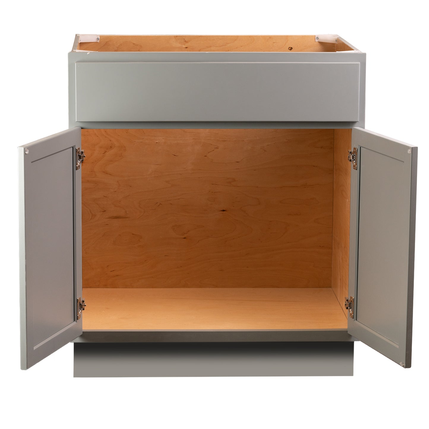 Quicklock RTA (Ready-to-Assemble) Magnetic Grey Vanity Base Cabinet | 36"Wx34.5"Hx18"D