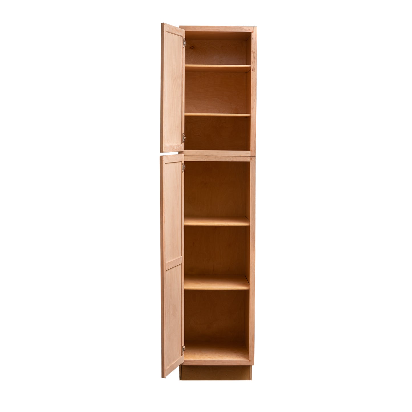 Quicklock RTA (Ready-to-Assemble) Raw Cherry Pantry Cabinet 18"Wx84"Hx24"D