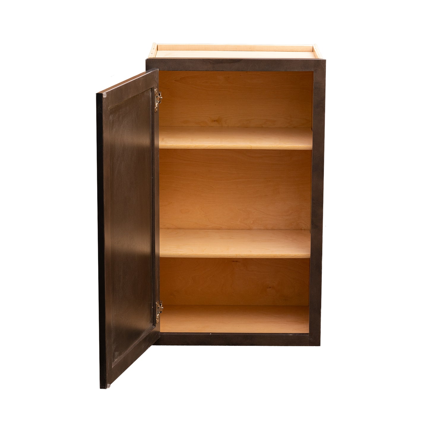 Quicklock Espresso Stain Wall Cabinet - Single Door