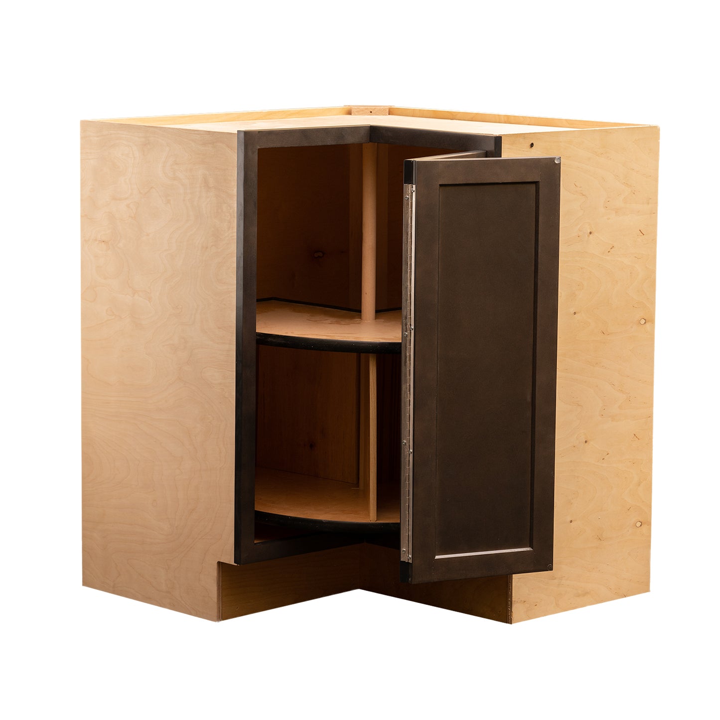 Quicklock RTA (Ready-to-Assemble) Espresso Stain Lazy Susan Cabinet | 18"D x 30" W x 34.5"