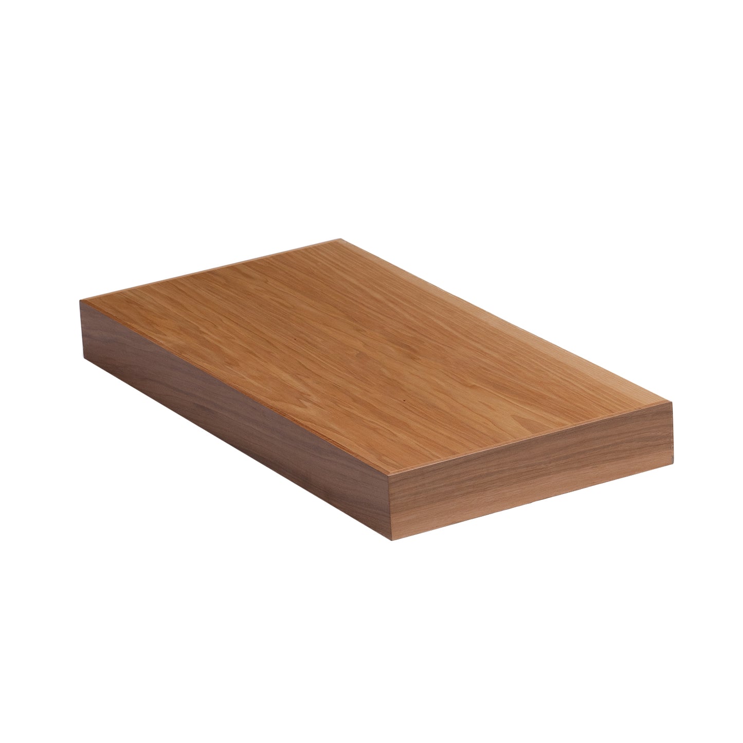 Quicklock Cabinets Floating Shelves | 2.5" Thick | Rustic Hickory, 8" D x 16" W x 2.5" H | American Made | Hardwood Bracket | Complete Shelf Unit