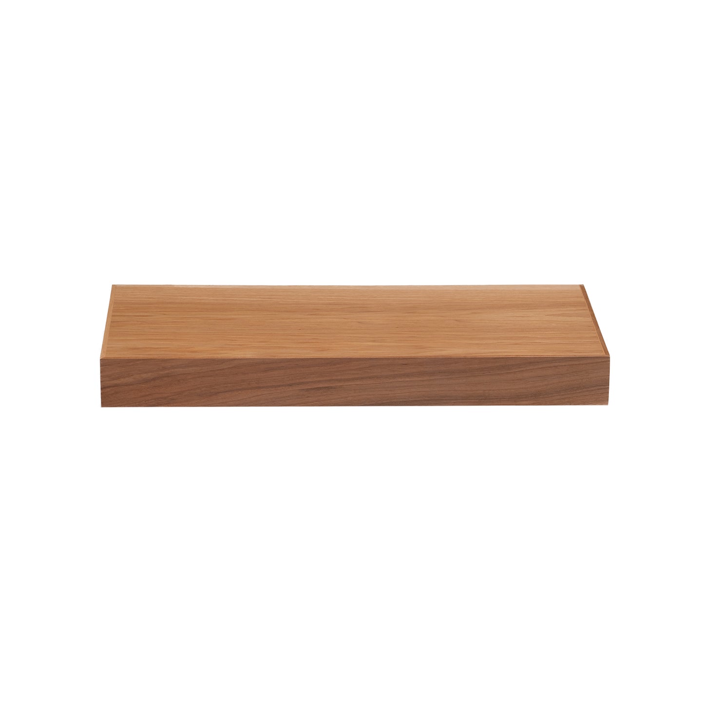 Quicklock Cabinets Floating Shelves | 2.5" Thick | Rustic Hickory, 8" D x 16" W x 2.5" H | American Made | Hardwood Bracket | Complete Shelf Unit