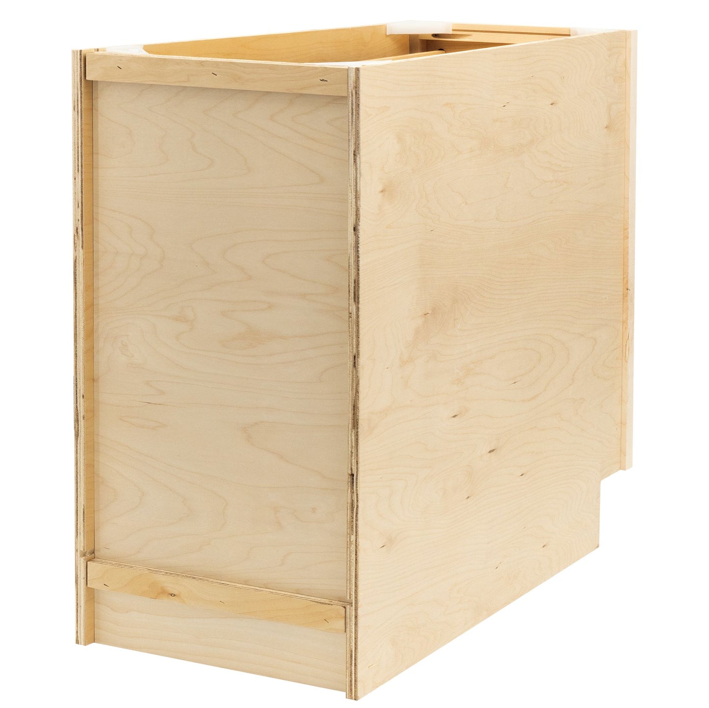 Trash Bin Kitchen Cabinet Rustic Hickory Base Cabinet