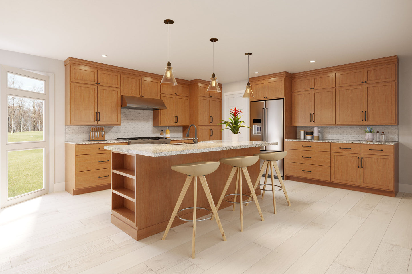 Quicklock Provincial Stain Base Cabinet