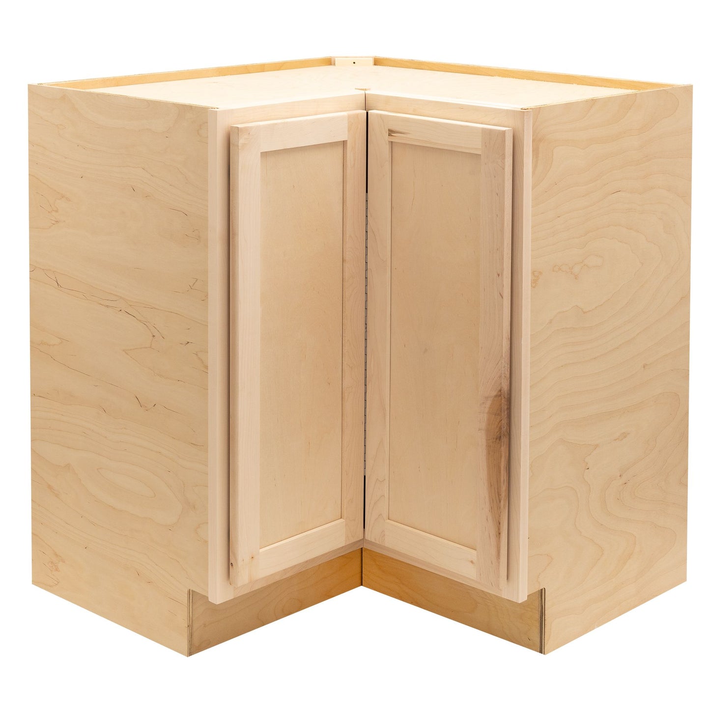 Quicklock Raw Maple Lazy Susan Cabinet