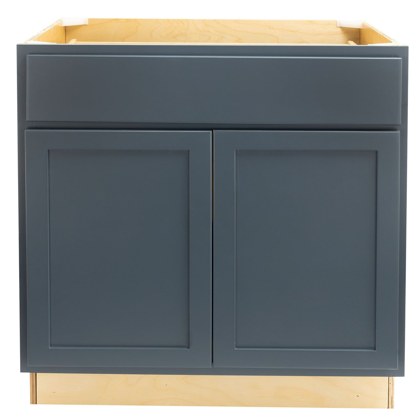 Quicklock Needlepoint Navy Sink Base Cabinet