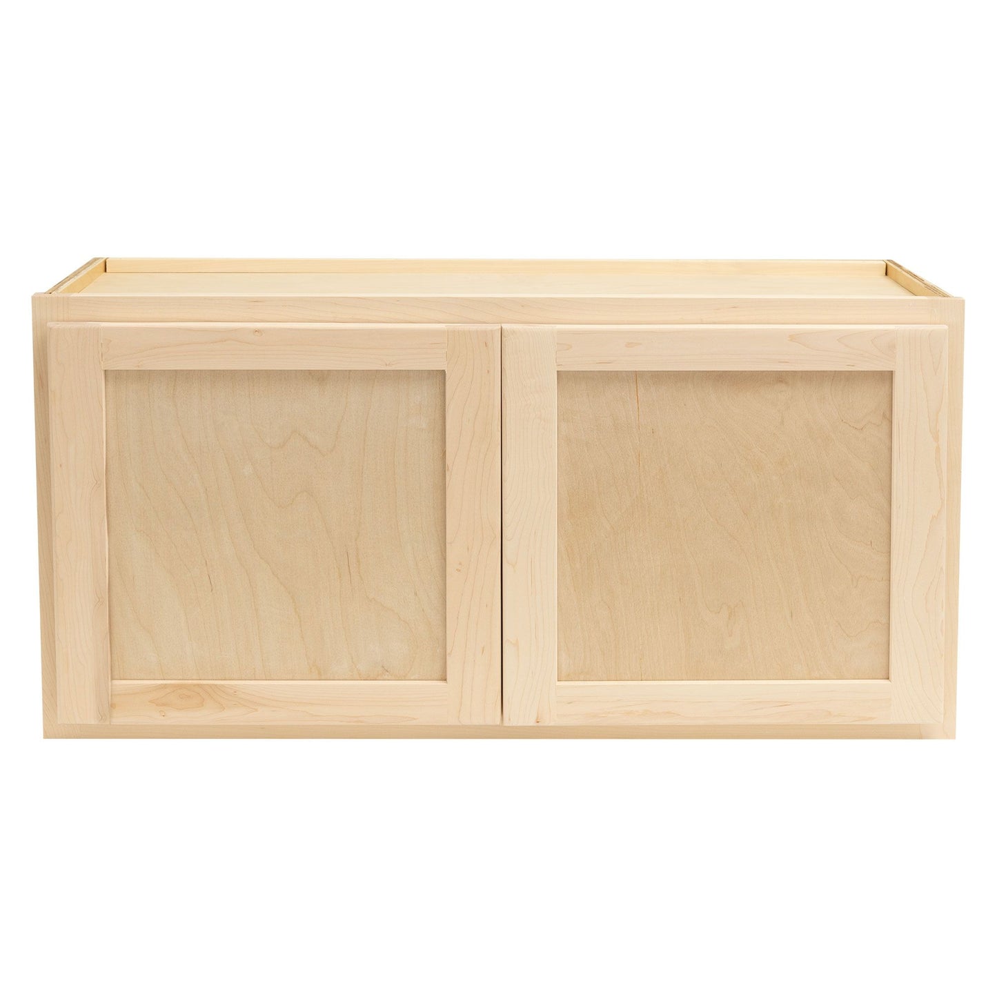Microwave Wall Kitchen Cabinet Raw Maple