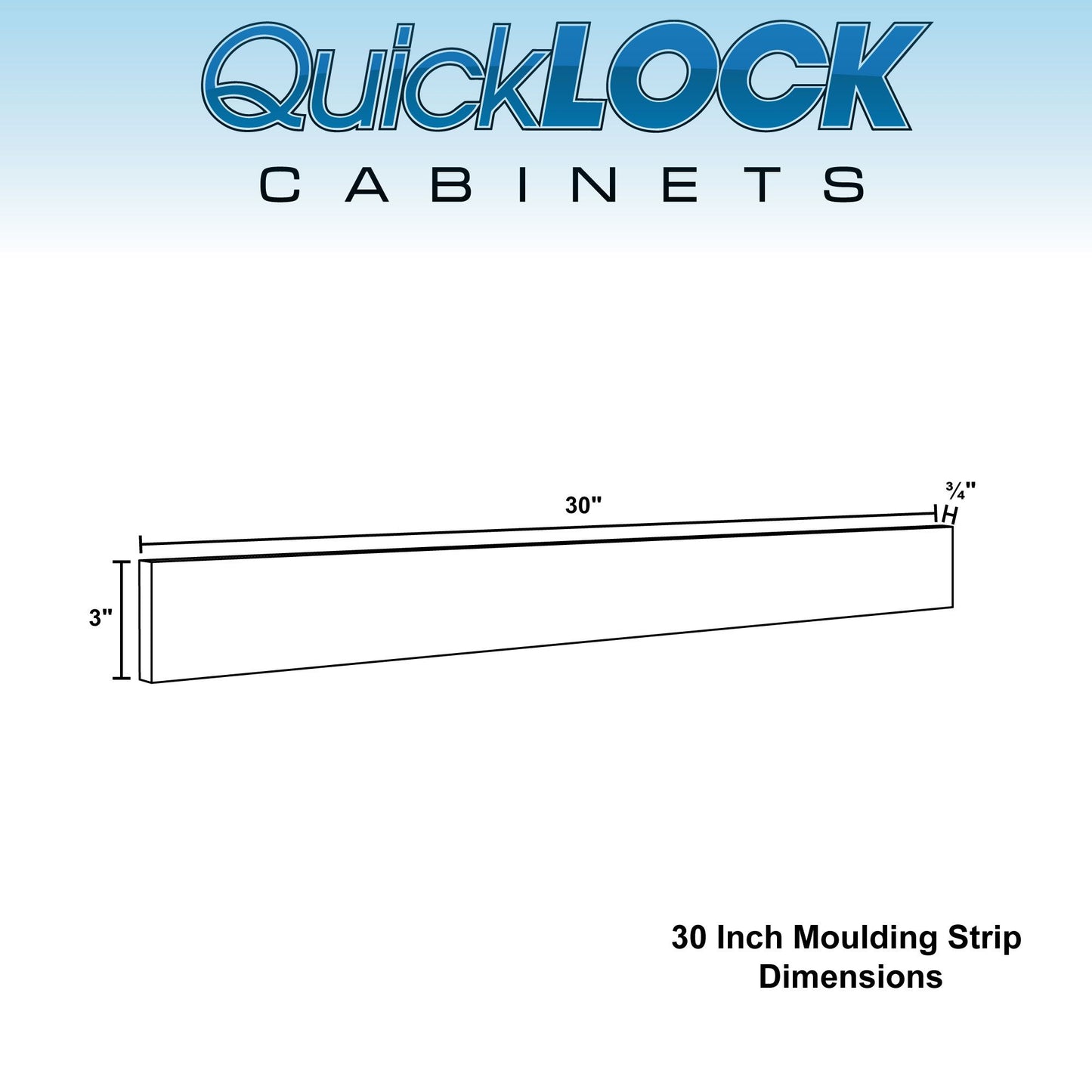 Cabinet Moulding Strip Raw Maple