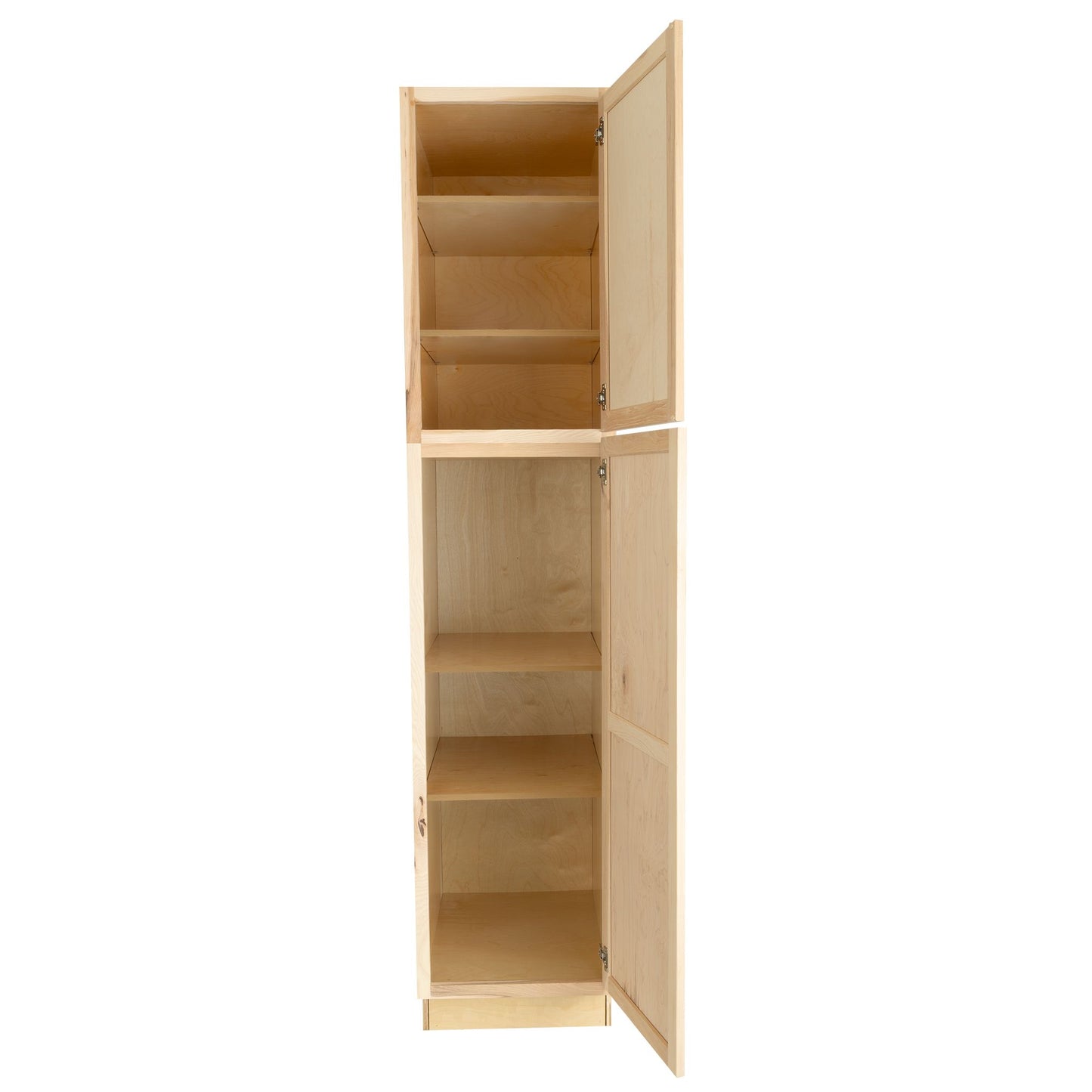 Quicklock Raw Hickory Pantry Cabinet