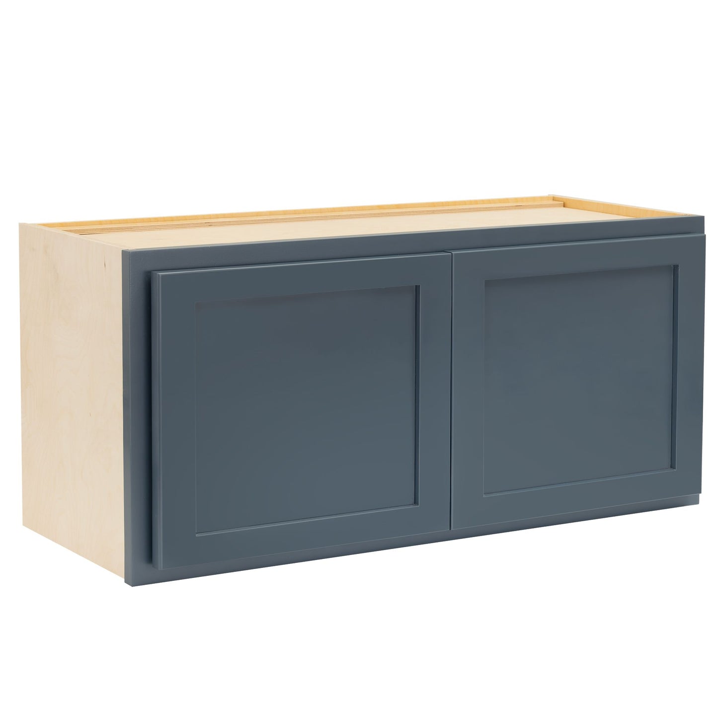 Quicklock Needlepoint Navy Refrigerator Wall Cabinet