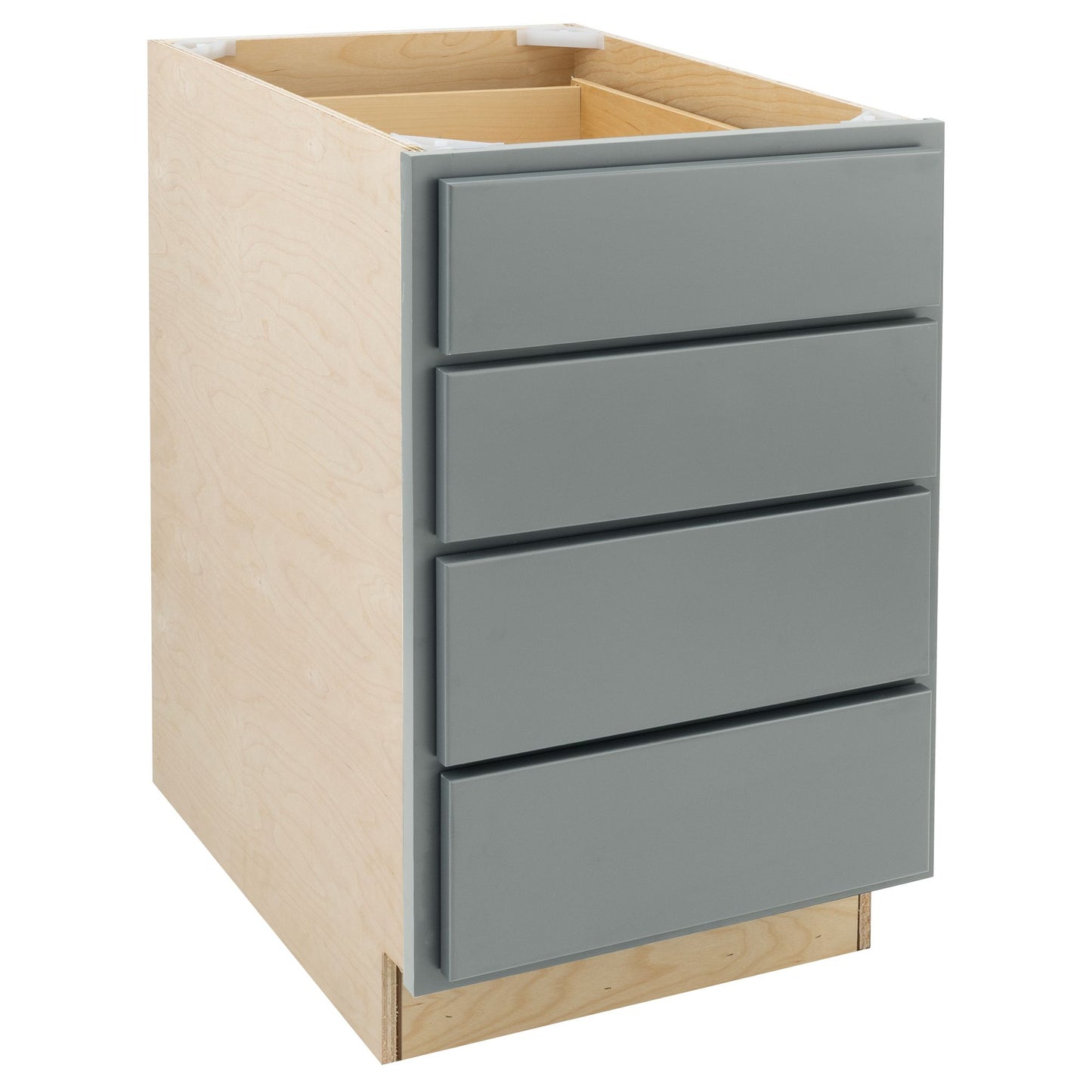 4 Drawer Kitchen Cabinet Magnetic Gray Base Cabinet