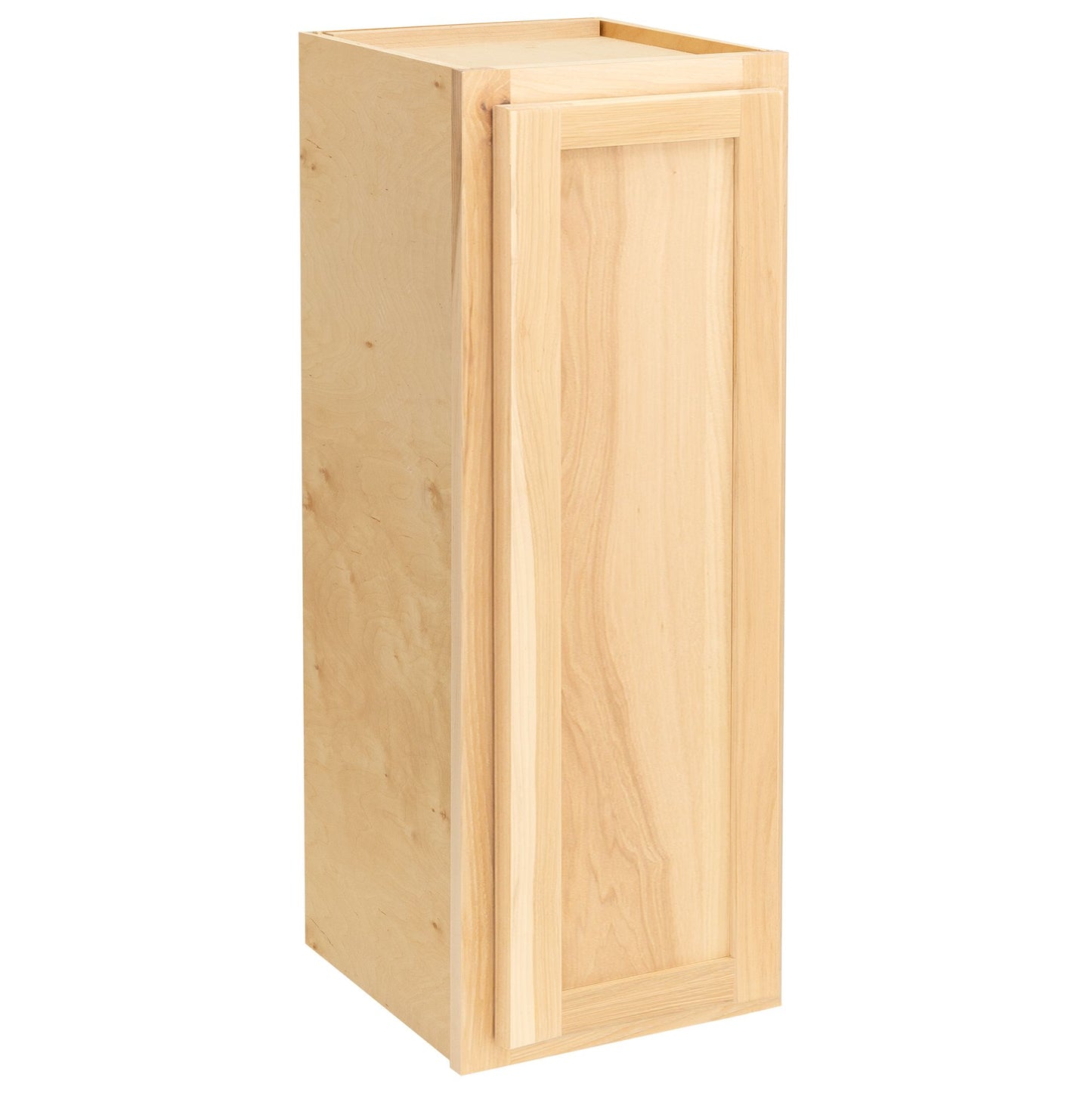9" - 15" Wall Kitchen Cabinet Raw Hickory