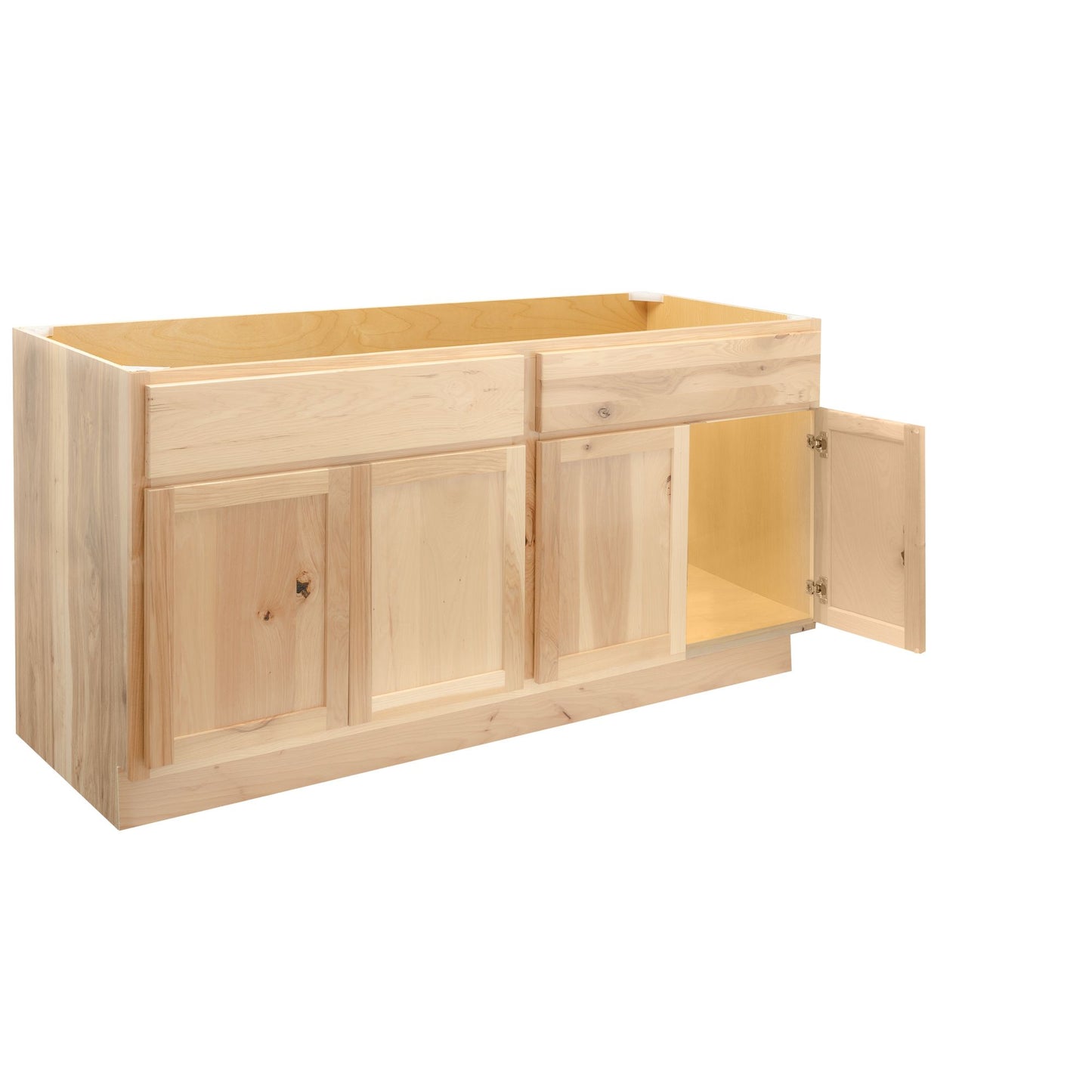 60" Bathroom Vanity | Rustic Hickory