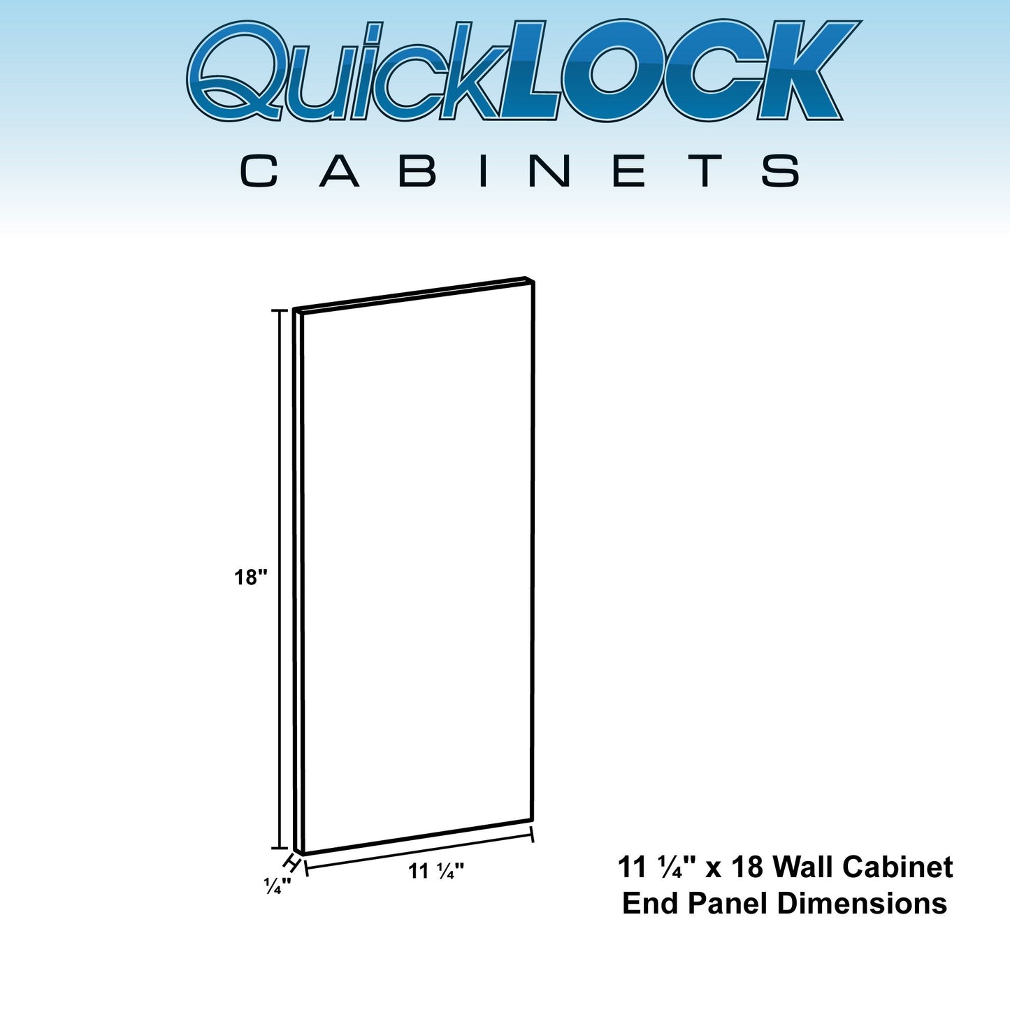 Refrigerator & Microwave Wall Cabinet End Panel Raw Maple