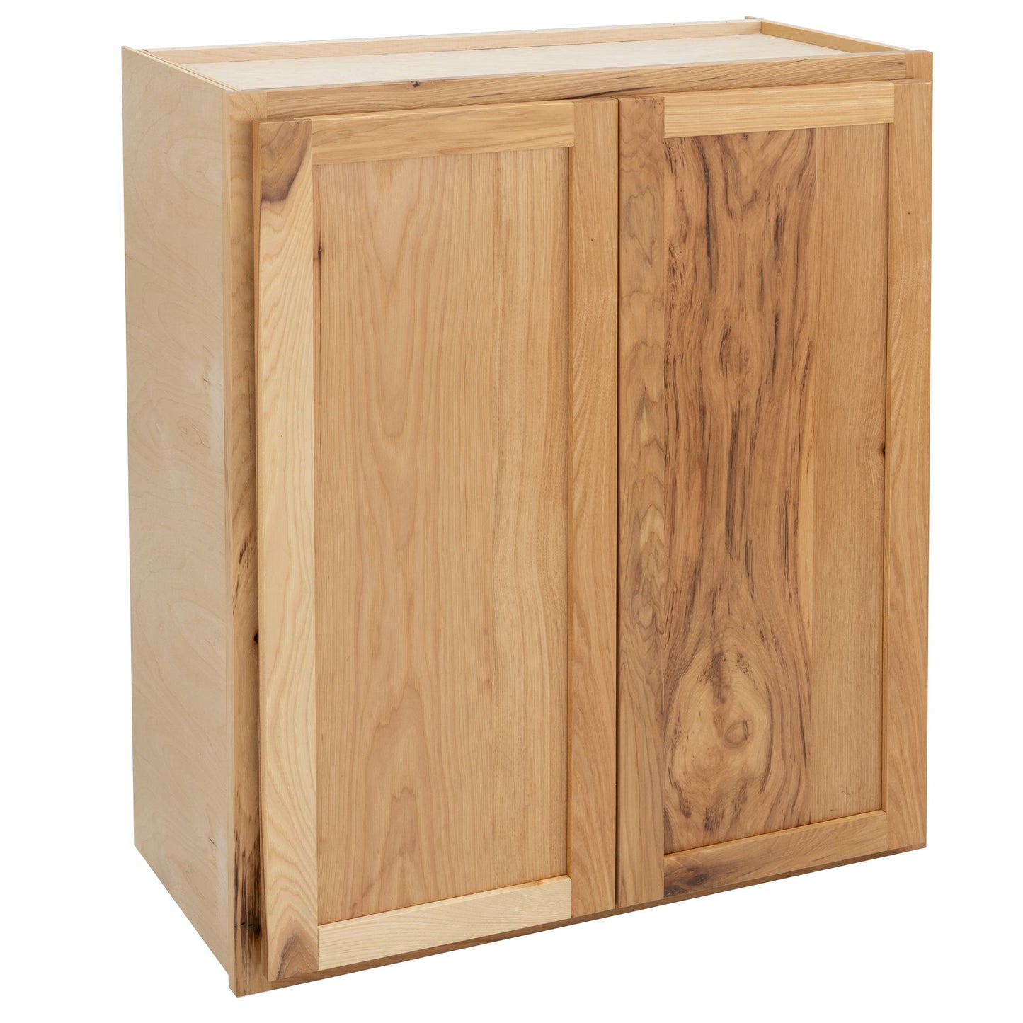 30" - 42" Wall Kitchen Cabinet Rustic Hickory